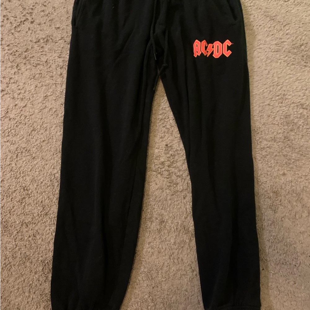 AC/DC High waisted cinched sweatpants